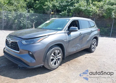 2022 Toyota Highlander Xle from USA, damaged, VIN 5TDGZRBH6NS573548